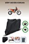 Black Rear Bag and Lock Compatible Ktm 250 Exc-F Compatible Engine Tarpaulin
