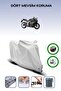Gray Tail Bag and Lock Compatible Honda Cbr 650 Fa Compatible Motor Tarpaulin