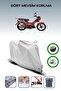 Gray Rear Bag and Lock Compatible King Motor Kr-100-A Compatible Motor Tarpaulin