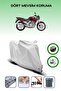 Gray Rear Bag and Lock Compatible Honda Cbf 250 Compatible Motorcycle Tarpaulin