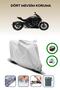 Gray Rear Bag and Lock Compatible Ducati Diavel Compatible Motorcycle Tarpaulin