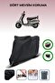 Black Rear Bag and Lock Compatible Honda Activa 100 Compatible Motorcycle Tarpaulin