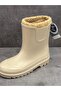 Waterproof Rain Boots with Fur Inside - 3