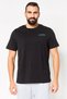 Men Sportswear Fit Short Sleeve Outdoor T-Shirt, Black