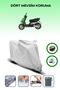 Gray Rear Bag and Lock Compatible Keeway Matrix 150 Compatible Motorcycle Tarpaulin