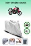 Gray Tail Bag and Lock Compatible Honda Cbf 500 Compatible Motorcycle Tarpaulin