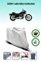 Gray Tail Bag and Lock Compatible Yamaha Virago Xv 250 Compatible Motorcycle Tarpaulin