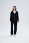 Women's Modal Zippered Hooded Top and Bottom Set Comfortable Full Fit - 4