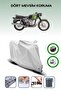 Gray Rear Bag and Lock Compatible Bmw R 60-7 Compatible Motorcycle Tarpaulin