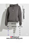 Women's Three Thread B Printed K Hooded Cotton Inside Soft Textured Regular Cut Sweatshirt - 4