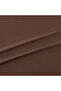 Satin 100% Cotton Double Duvet Cover Set Solid Color Coffee - Cream - 5