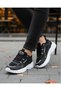 Men's Faylon Sole Sports Shoes - Black White - 3