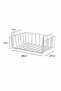 Honeycomb Multi-Purpose Bathroom Shelf – Metal Towel Rack & Organizer Basket 3 Pieces Chrome - 8