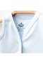 Organic Snap-On Baby Vest – Baby Blue - 2