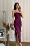 Straps Chiffon Tulle Tiered Long Evening Dress