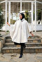 Milena Herringbone Cashmere Poncho – 2012 - 7