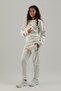 Clubby Ir Zone Young Children's Ribbed Long Sweatpants White - 8