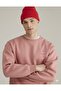 Unisex Oversize Sweatshirt Norf Sarf Map Printed Pink – Crew Neck, 3 Thread Raster Printing
