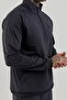 Stronger High Rsi 5 7 Half Zipper Men's Mock Neck Sweatshirt Navy Blue - 4