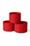 Trio Nest 3-Piece Jute Wicker Decorative Basket Set 25cm Diameter X 18cm Height Organizer Stylish
