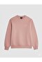 Unisex Oversize Sweatshirt Norf Sarf Map Printed Pink – Crew Neck, 3 Thread Raster Printing - 5