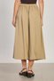 Women's Pleated Midi Skirt - Stone - 5