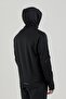 Power 22 Cr Line Full Length Zippered Men's Hooded Sweatshirt Black - 8