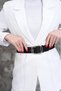 Gold Buckle Suede Belt Dress Belt Shirt Belt Coat Belt Women's Belt - 2