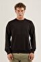 Saturn Ur7 Pro I Crew Neck Men's Sweatshirt Black