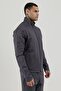 Power 22 Cr Line Full Length Zippered Men's Mock Neck Sweatshirt Smoked - 2