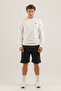 Saturn Ur7 Pro I Crew Neck Men's Sweatshirt White - 5