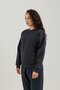 Clubby Ir Zone Crew Neck Women's Sweatshirt Navy Blue - 2