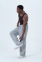 S-12Xl Loose Fit Wide Leg 4 Seasons Men's Gray Pants - 7