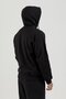 Border Fz.7 Full Length Zippered Kangaroo Pocket Men's Hooded Sweatshirt Black - 7