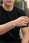 Men's Steel Chain Bracelet – Silver Color 3 mm Classic and Stylish Design - 3