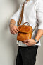 Genuine Leather Shoulder Messenger Bag - 6