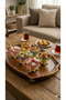 Colorful Glass Turkish Delight Bowl Set of 6 |   Footed Snack and Treat Bowl Set - 3