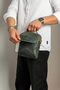 Genuine Leather Shoulder Messenger Bag - 7