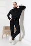 Mock Neck Half Zipper Modal Piece Tracksuit Set - 7