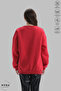 Unisex Long Sleeve Snowman New Year Printed Crew Neck Hoodless Fleece-Lined Oversized Sweatshirt - 5