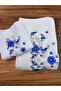 Yoncagül Embroidered White Color Towel Set for Mother and Daughter, Dowry Towel, 3-Piece Towel Set - 3