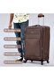 Soft Material 32 Inch(36-40kg) Luggage Lightweight, Secured Lock, 4Spinner Wheels, Expandable - 6