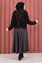 Vera Front-Tie Plush Cardigan Plum - 6