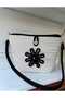 Jute Shoulder Bag with Floral Pattern Cover - Stylish Everyday Use - 3