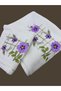 Yoncagül Embroidered White Color Towel Set for Mother and Daughter, Dowry Towel, 3-Piece Towel Set - 4