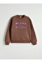 Lcw kids printed girl's thick sweatshirt