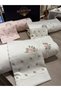 Single duvet cover set for a youth room, embroidered duvet cover set, 100% cotton satin - 4