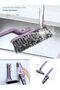 360 Degree Rotating Head Cleaning Brush with Tweezers for Tight Spaces Dust Kitchen Bathroom Cleaning Brush Purple