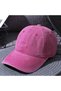 Imported Vintage Washable Pink Denim Hat - 3