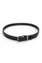 Genuine Buffalo Leather Black Men's Belt – Classic Men's Belt with Vintage Iron Buckle - 2